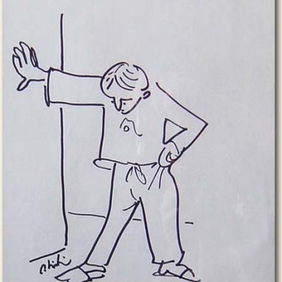 Abidin Dino, 1967, Ink on paper, 30x22 cm.